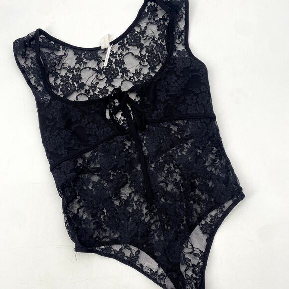 Urban Outfitters black lace bodysuit - Picture 1 of 4